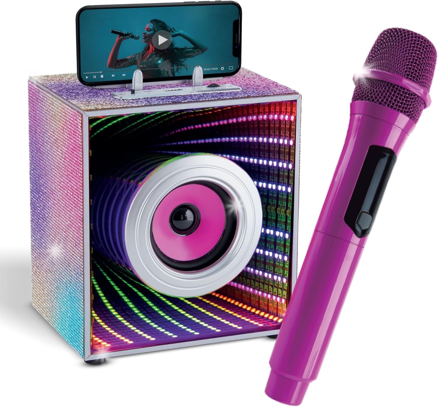 Infinity Speaker Karaoke Set Purple