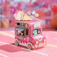 HANDS CRAFT Hello Kitty Ice-Cream Truck DIY Music Box Kit