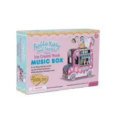 HANDS CRAFT Hello Kitty Ice-Cream Truck DIY Music Box Kit