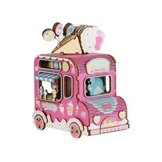 HANDS CRAFT Hello Kitty Ice-Cream Truck DIY Music Box Kit