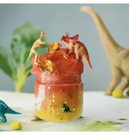 THE DOUGH HOUSE Fun Sized Dough Jar 5oz Dinosaurs