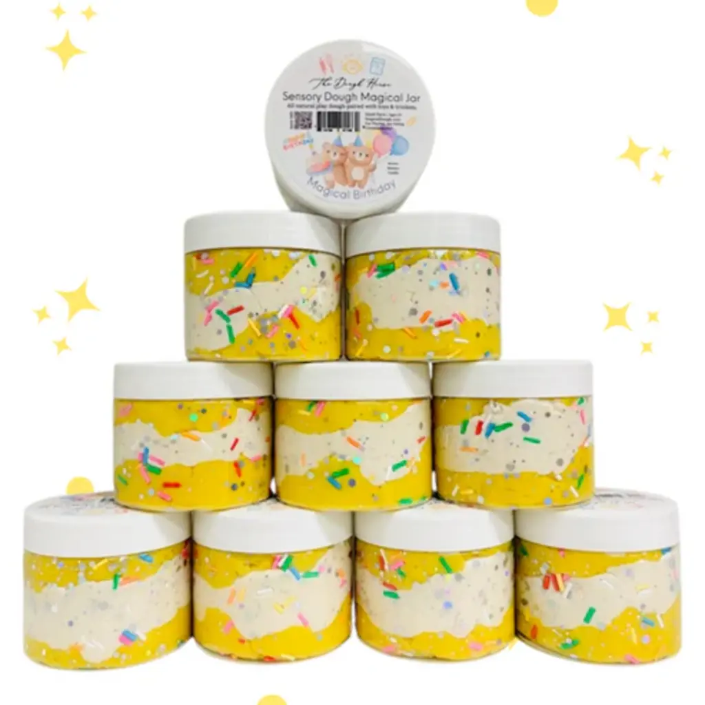 THE DOUGH HOUSE Fun Sized Dough Jar 5oz Magical Birthday