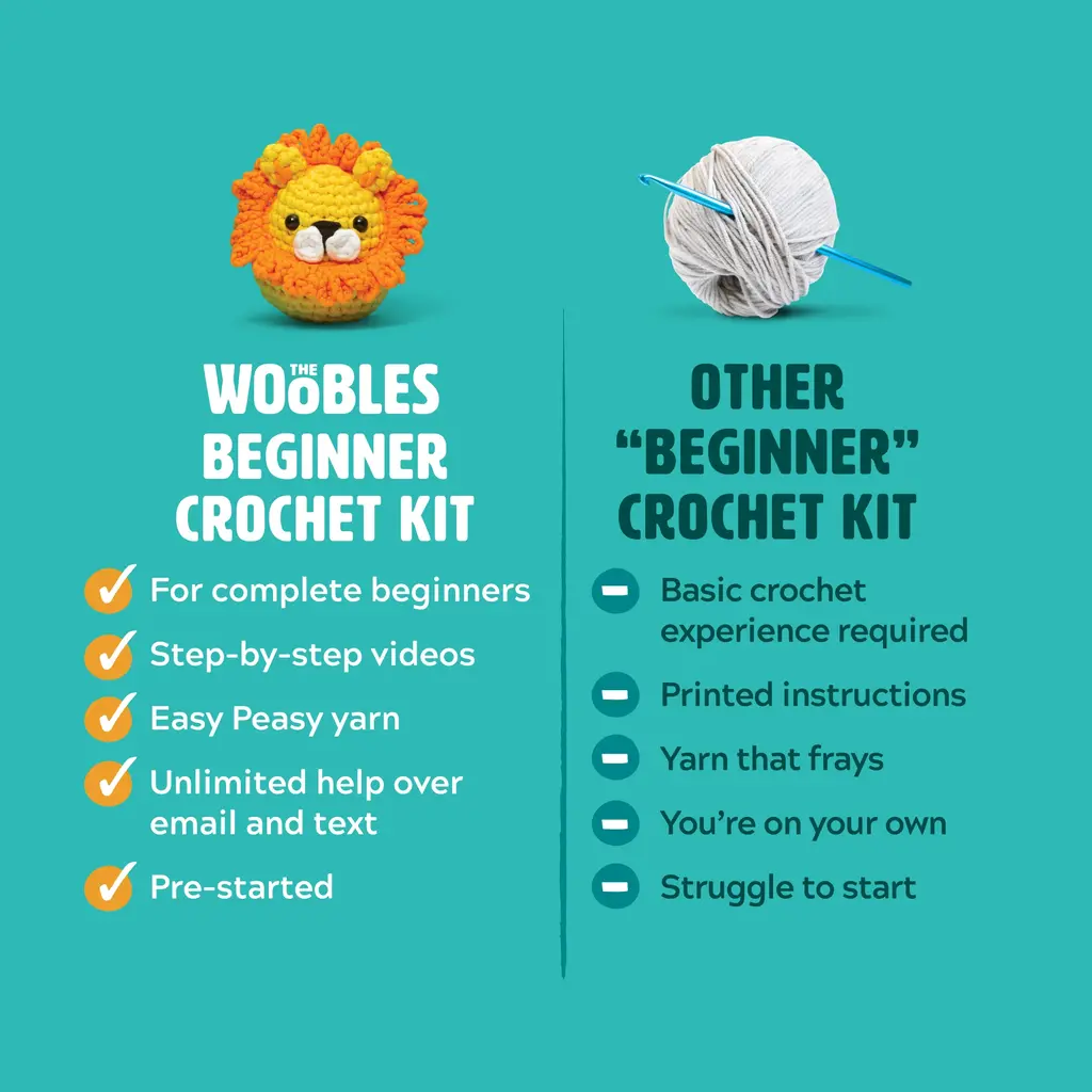 The Woobles Hello Kitty Beginner Crochet Kit