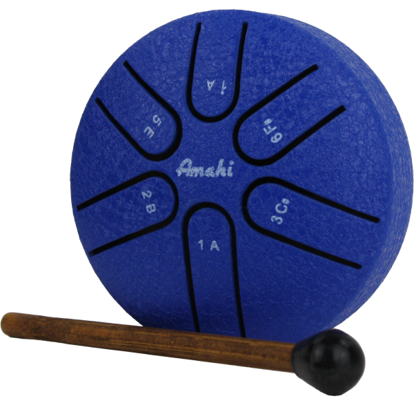3" Steel Tongue Drum Blue