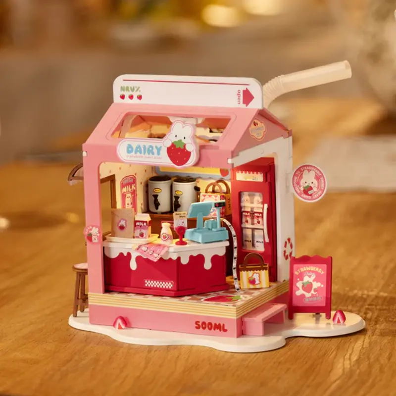 ROBOTIME Strawberry Milk Box (RT)