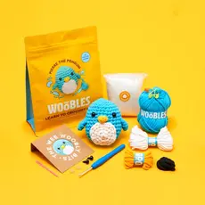 The Woobles Pierre the Penguin Beginner Crochet Kit