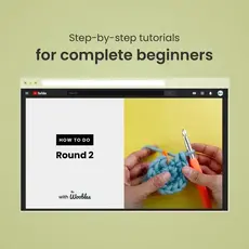 The Woobles Pierre the Penguin Beginner Crochet Kit