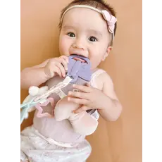 ITZY RITZY Bunny Bitzy Busy Ring Teething Activity Toy