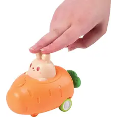 US TOY Press and Go Carrot Car