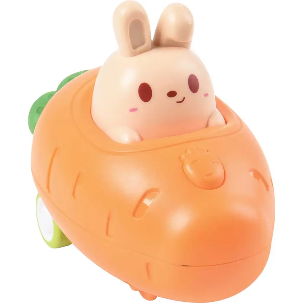 US TOY Press and Go Carrot Car