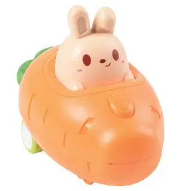 US TOY Press and Go Carrot Car