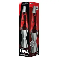 SCHYLLING Lava Lamp14.5" Chrome Plated Crimson