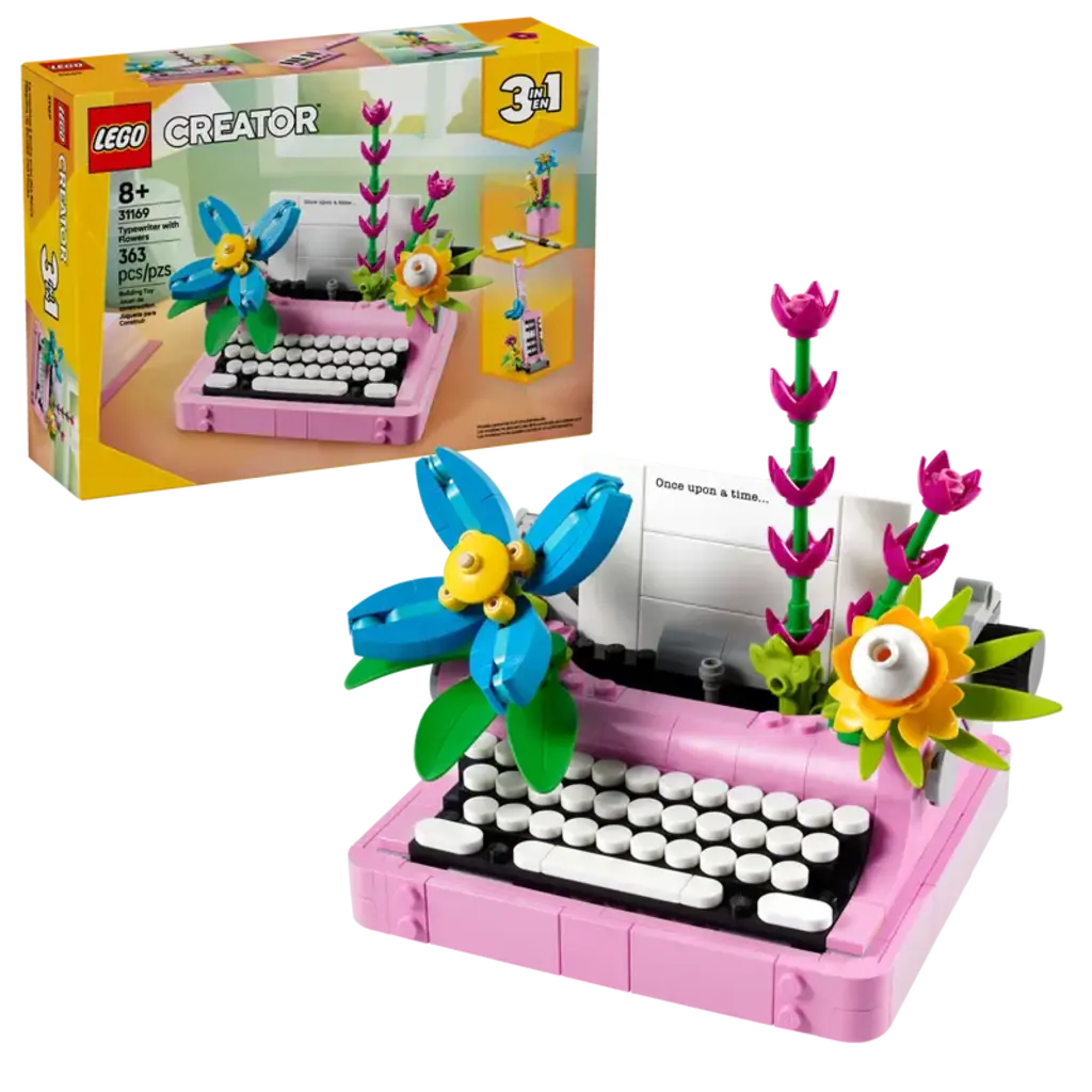 TOYHOUSE LEGO CREATOR Typewriter with Flowers