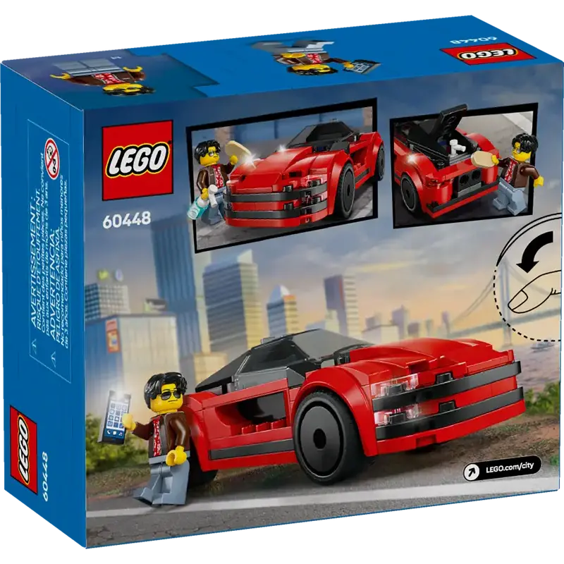 TOYHOUSE LEGO CITY Red Sports Car