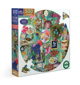 EEBOO 500 pc Round Collecting Nature
