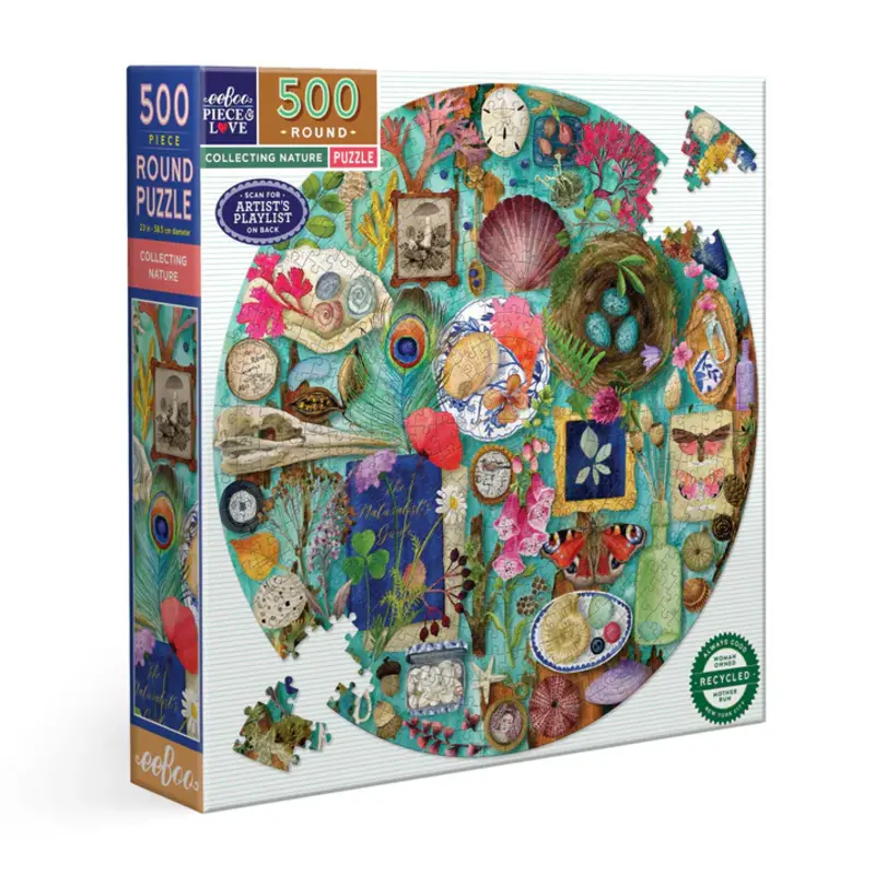 EEBOO 500 pc Round Collecting Nature