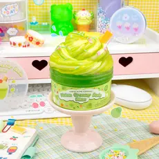 KAWAII SLIME COMPANY Melon Creamy Soda 2 Slimes in 1