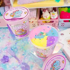 KAWAII SLIME COMPANY Unicorn Scented Ice Cream Pint Slime
