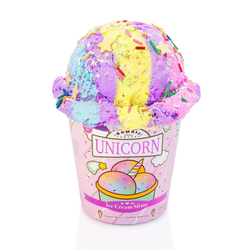 KAWAII SLIME COMPANY Unicorn Scented Ice Cream Pint Slime
