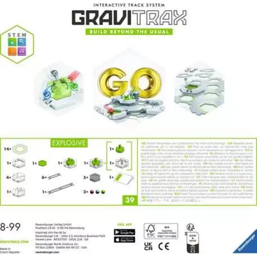 RAVENSBURGER Gravitrax Go: Explosive