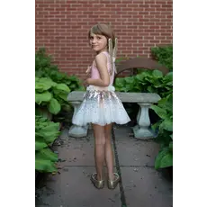 CREATIVE EDUCATION Gracious Gold Sequins Skirt, Wings, & Wand Size 4
