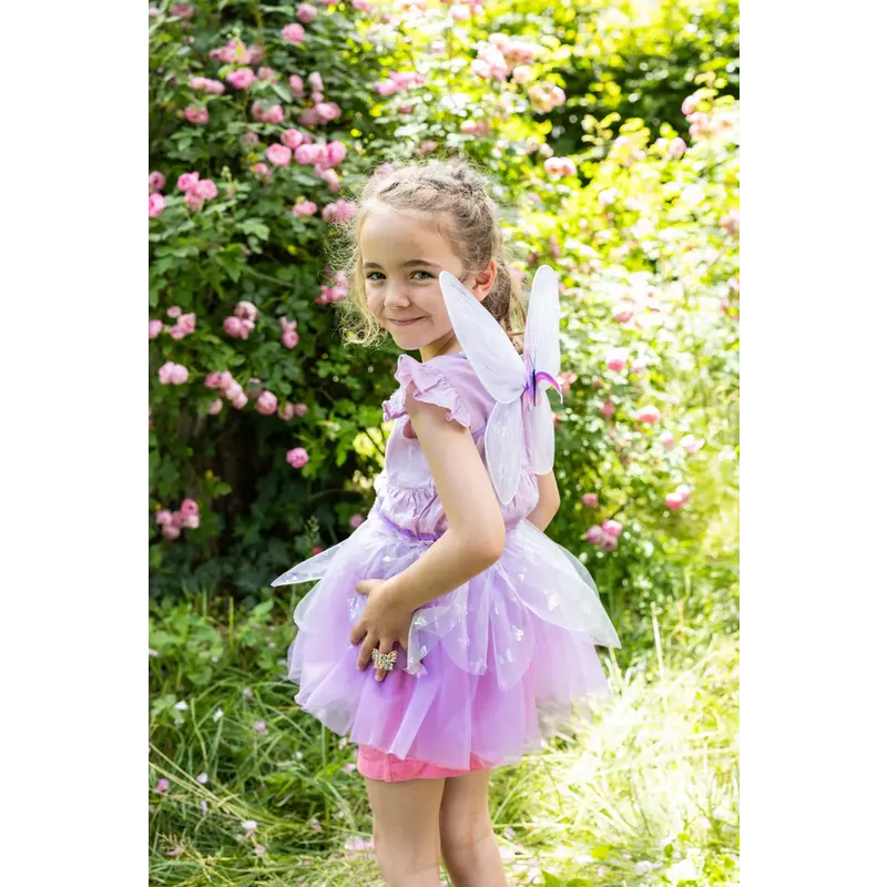 CREATIVE EDUCATION Flutter Butterfly Skirt & Wings, Purple Size 4-6