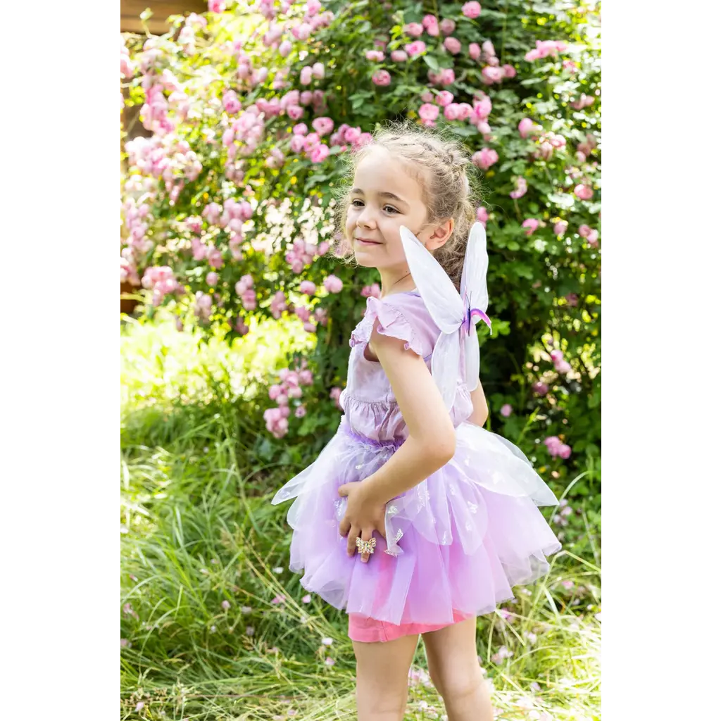 CREATIVE EDUCATION Flutter Butterfly Skirt & Wings, Purple Size 4-6