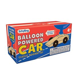 SCHYLLING Balloon Powered Wooden Car