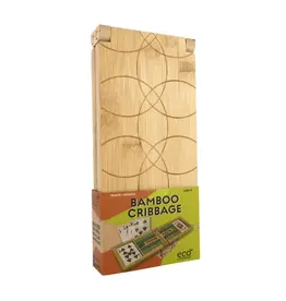 PROJECT GENIUS (RECENT TOY) Bamboo Cribbage Board