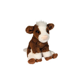 DOUGLAS CUDDLE TOYS Bessie Brown Cow Mini Soft