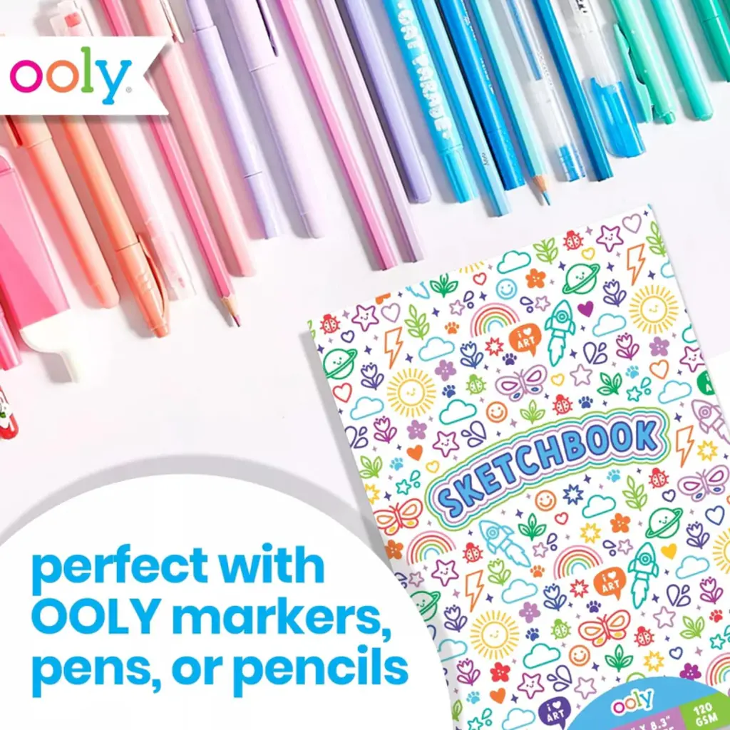 OOLY Colorful Doodles Sketchbook
