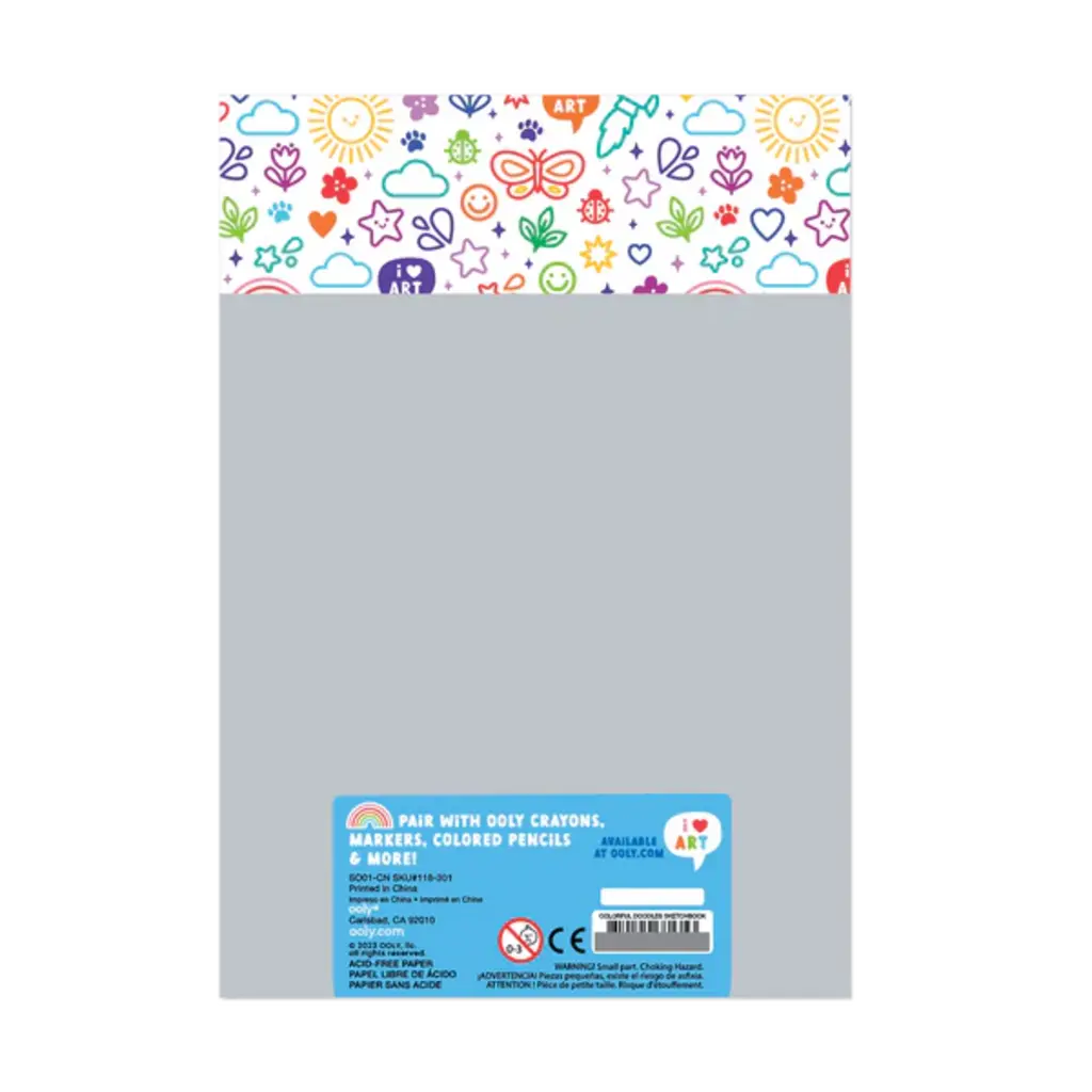 OOLY Colorful Doodles Sketchbook
