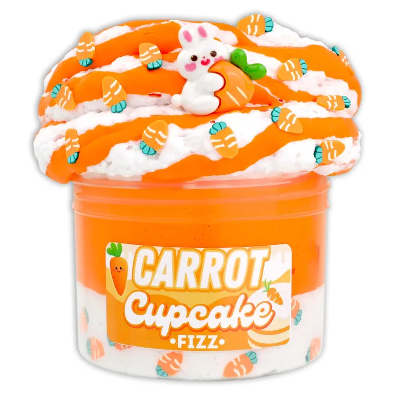 DOPESLIMES Slime: Carrot Cupcake Fizz