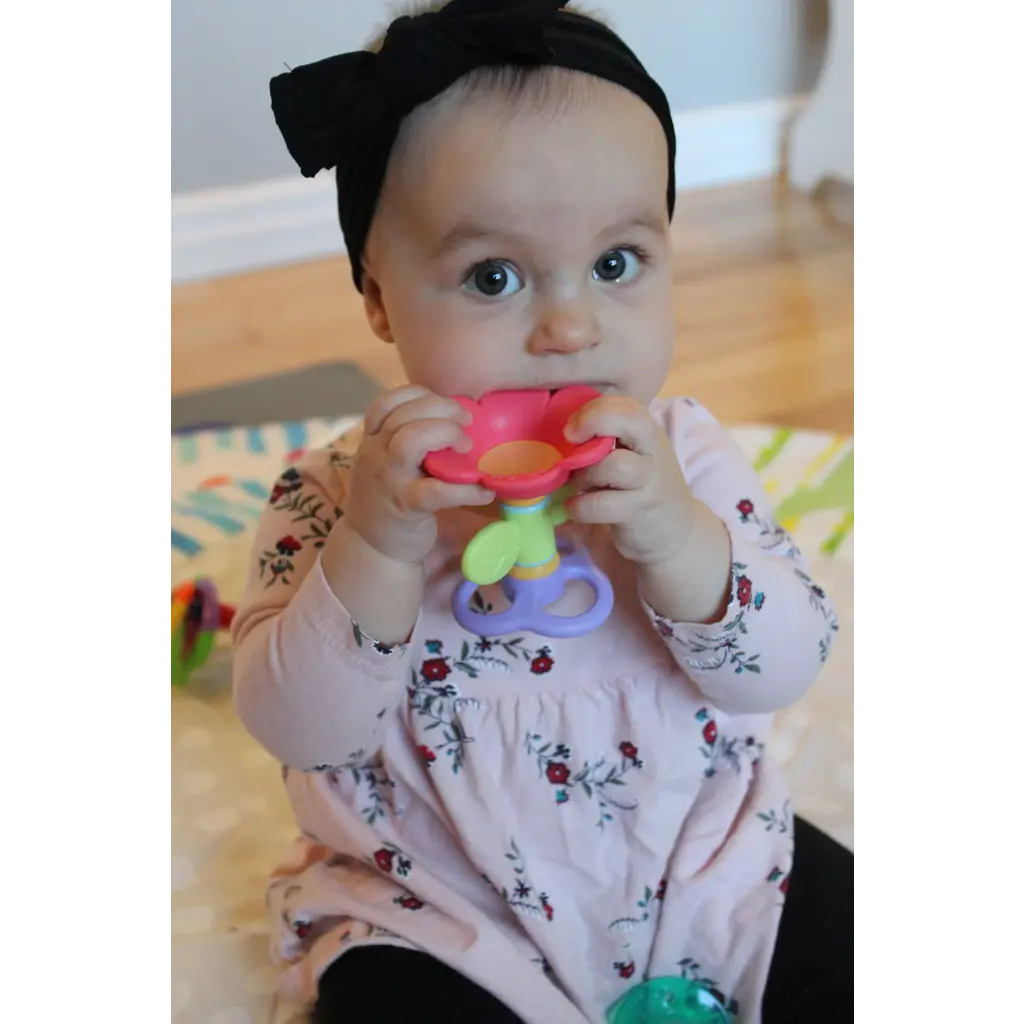 TOYLAB Spinning Flower Teether