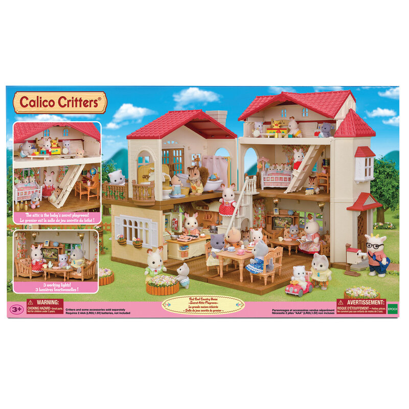 EPOCH EVERLASTING PLAY CC Red Roof Country Home Secret Attic Playroom *In Store Pickup Only*