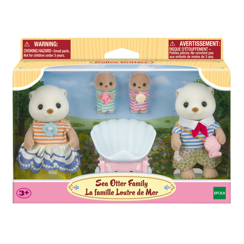 INTERNATIONAL PLAYTHINGS CC Sea Otter Family New '25