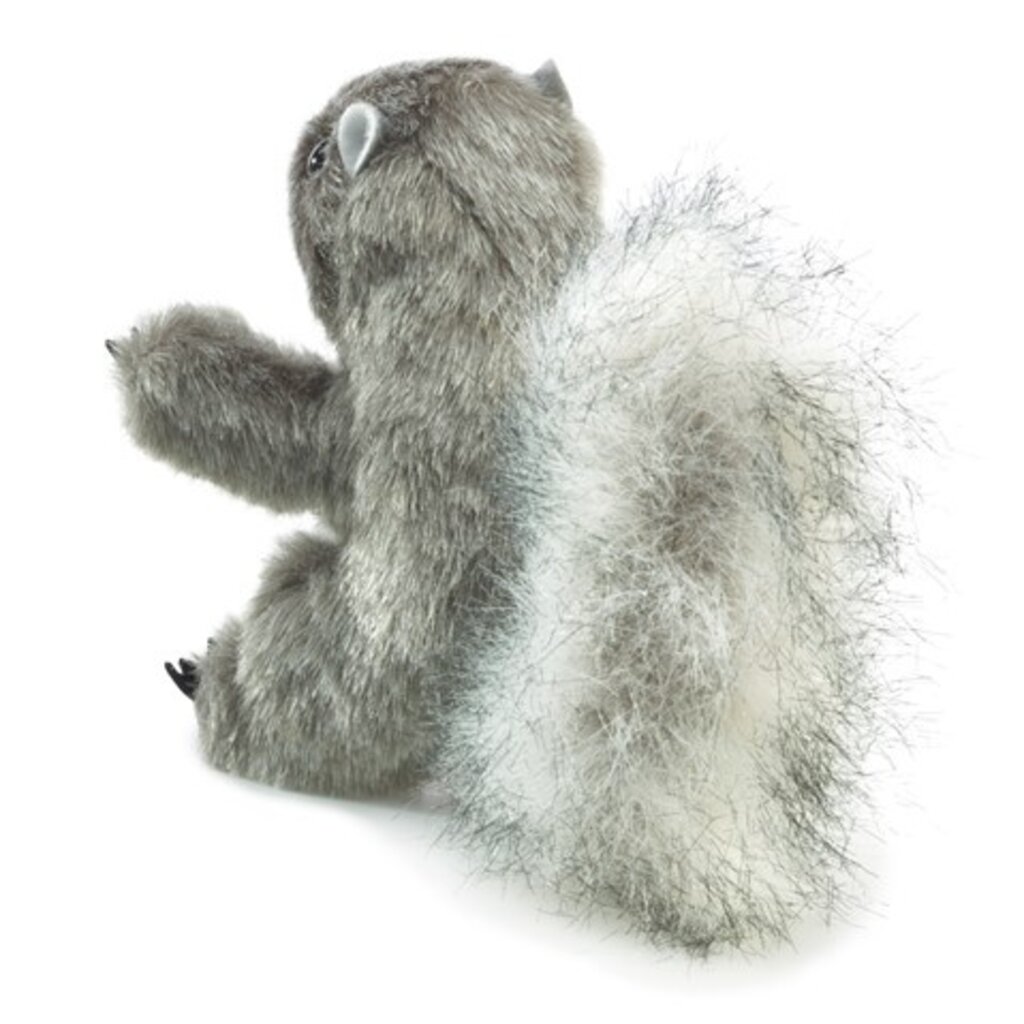 FOLKMANIS Gray Squirrel Finger Puppet