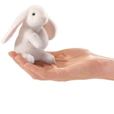 FOLKMANIS Lop Ear Rabbit Finger Puppet