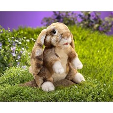 FOLKMANIS Silky Bunny Rabbit Puppet