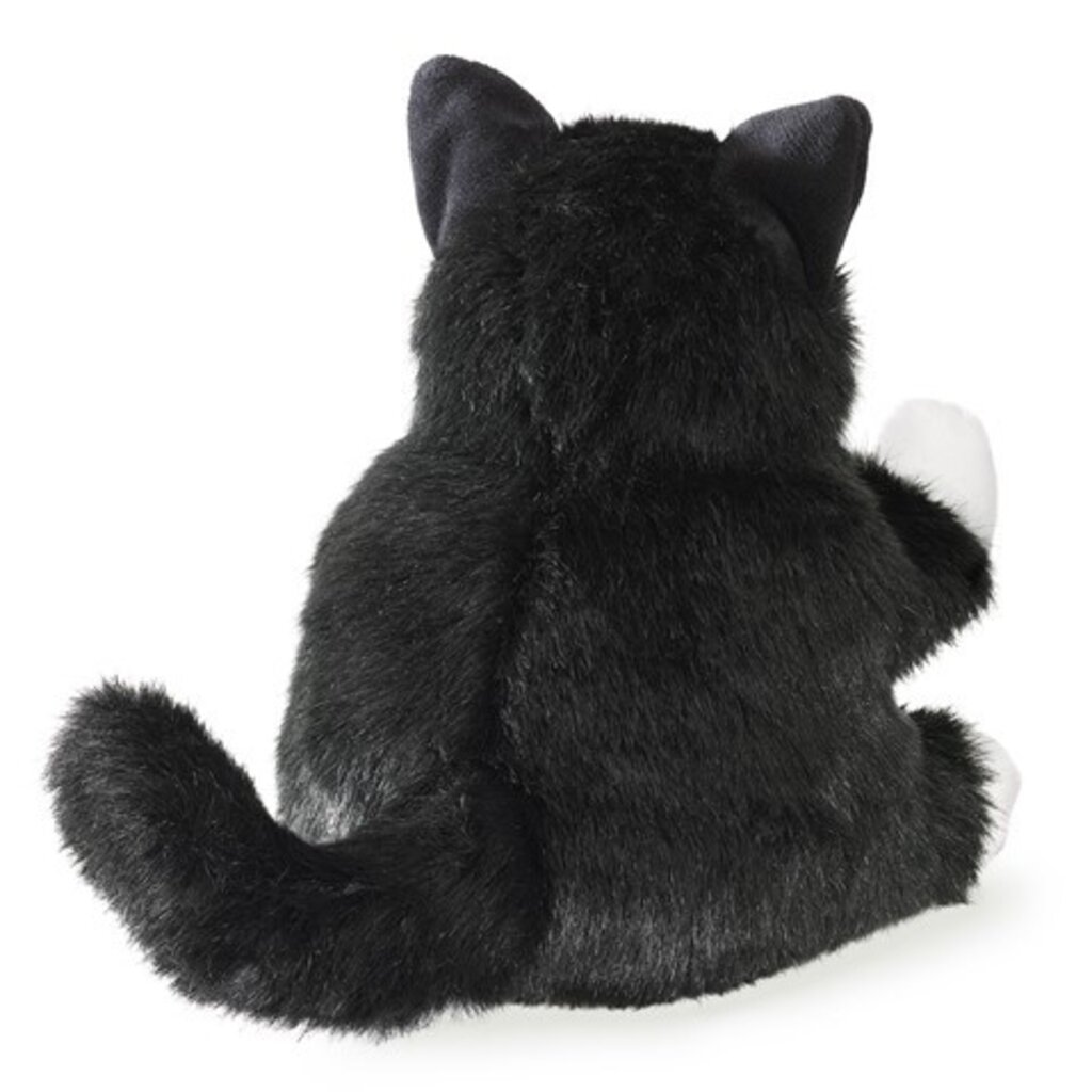 FOLKMANIS Tuxedo Kitten Puppet