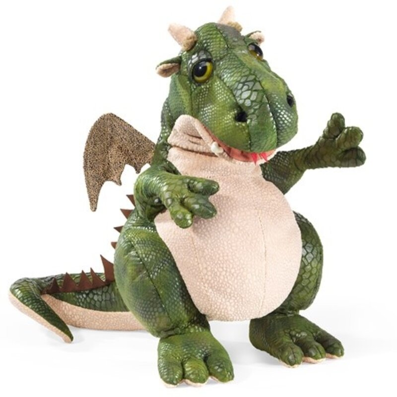 FOLKMANIS Friendly Dragon Puppet