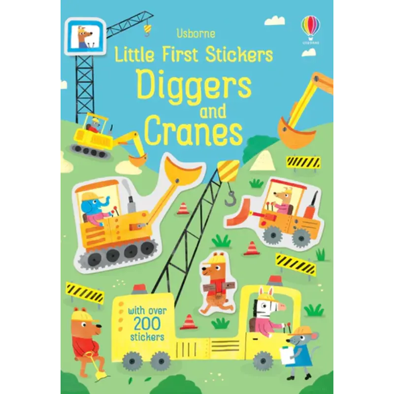 HARPER COLLINS Little First Stickers Diggers and Cranes (HC)