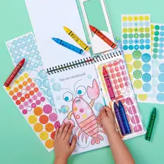 BRIGHT STRIPES Art On The Go Dotty Ocean