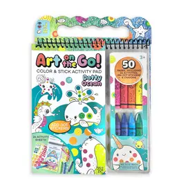 BRIGHT STRIPES Art On The Go Dotty Ocean