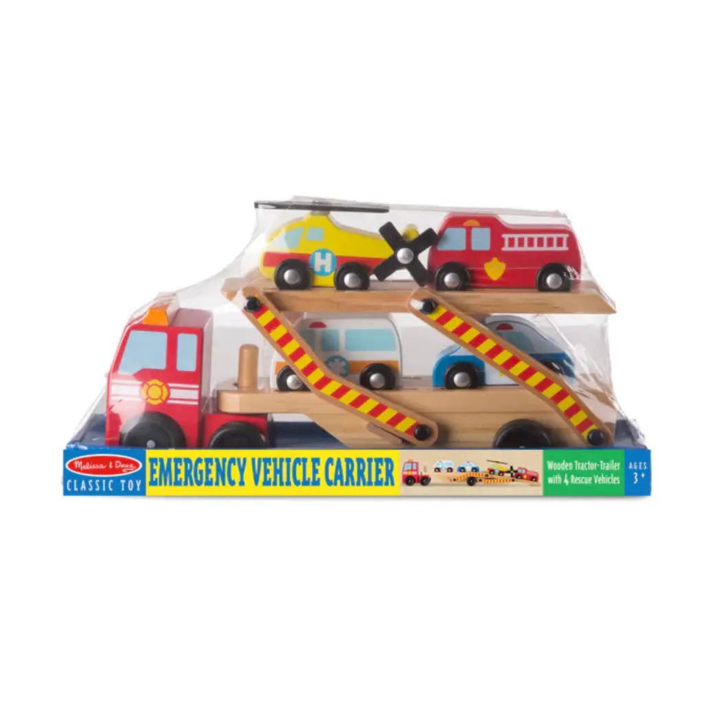 MELISSA & DOUG Emergency Vehicle Carrier