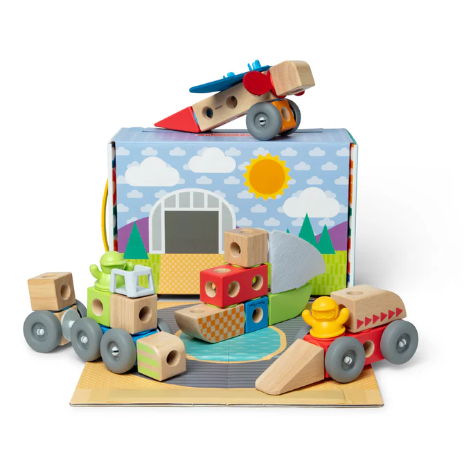 Blockables Vehicle Play Set