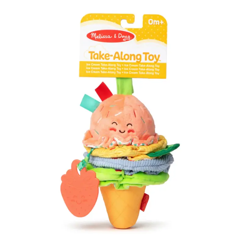 MELISSA & DOUG Ice Cream Take Along Pull Toy