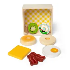 MELISSA & DOUG Breakfast Picnic Box Play Food Set