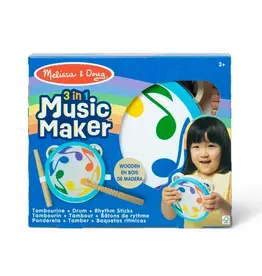 MELISSA & DOUG 3 in 1 Wooden Music Maker