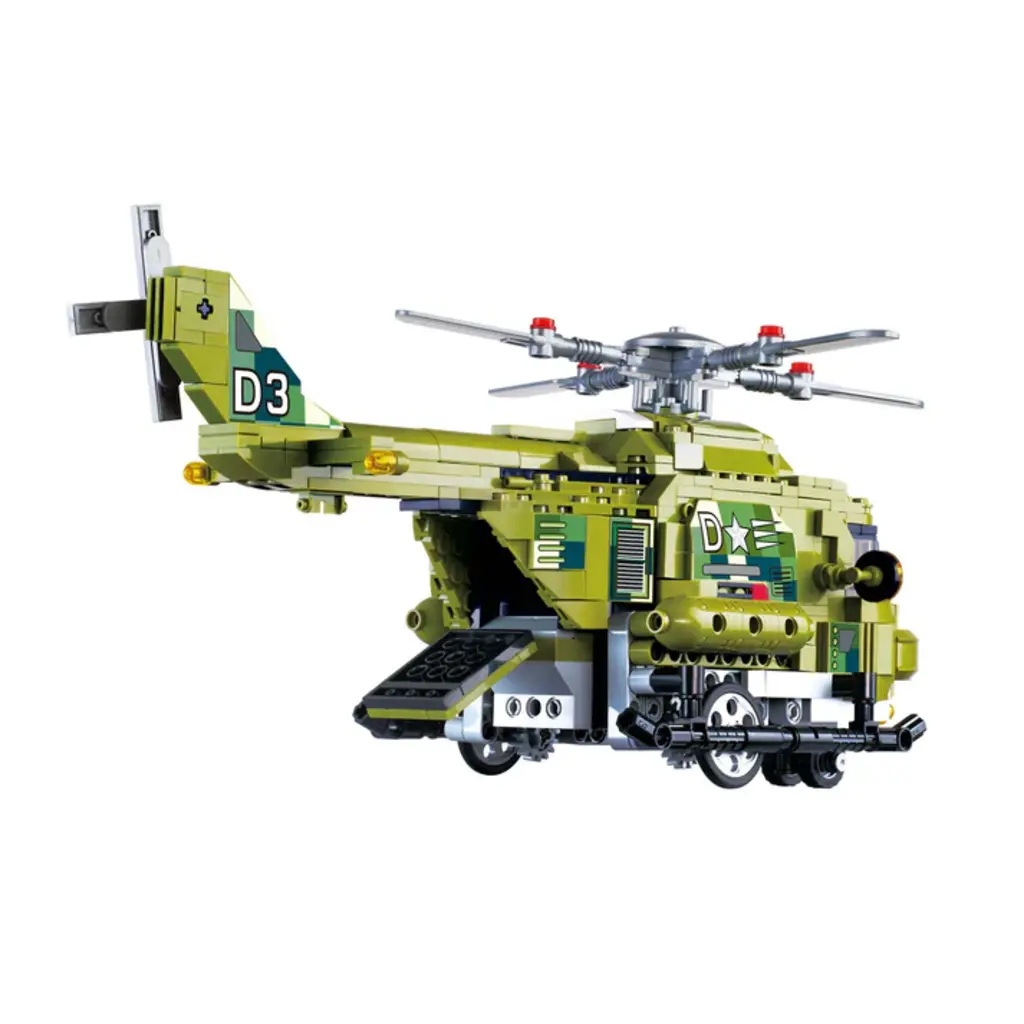 ALPHA GROUP Wise Block RC Military Helicopter